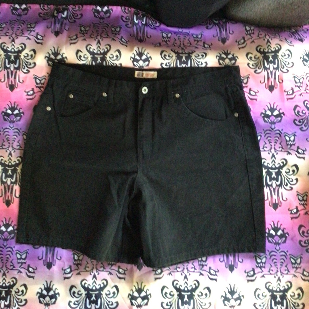 Faded Glory Originals Black High Waisted Shorts